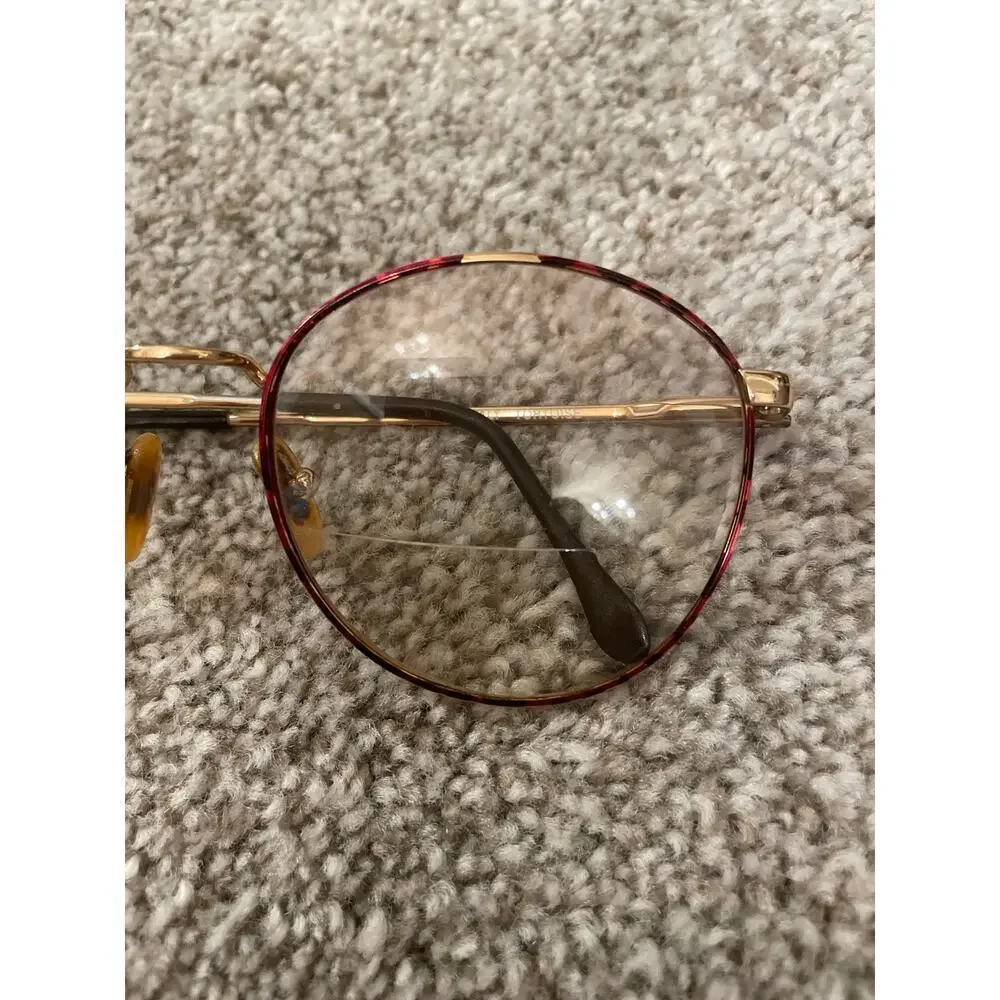 Vintage BerDel Steroflex Goldtone and Tortoise Optical Frames